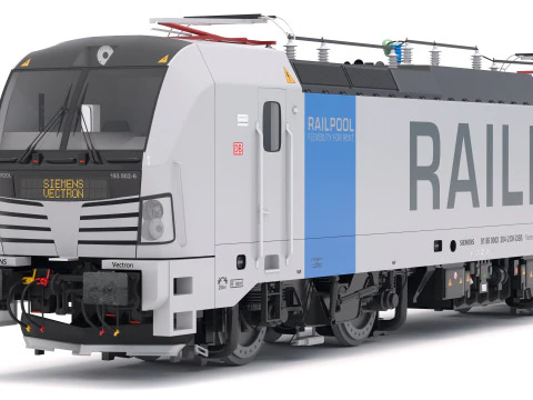 Railpool Siemens Vectron Modello 3D