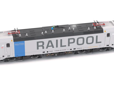 Railpool Siemens Vectron Modello 3D