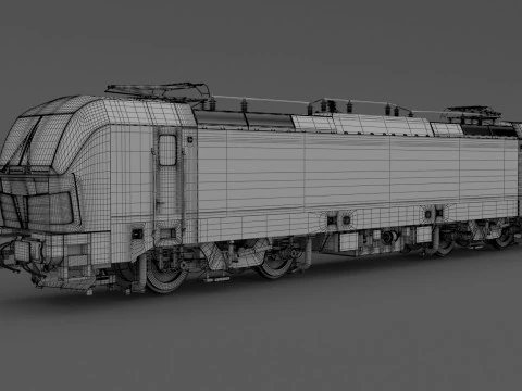 Railpool Siemens Vectron Modello 3D