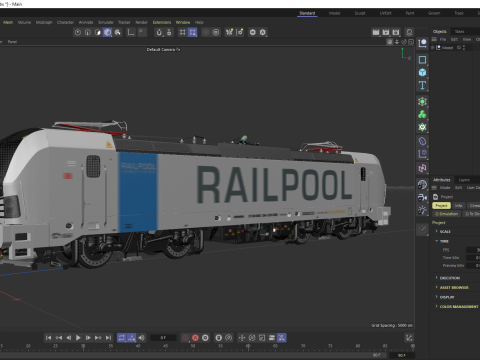 Сименс Вектрон Рейлпул 3D Модель