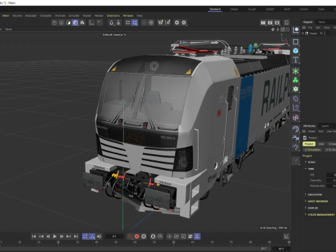 Сименс Вектрон Рейлпул 3D Модель