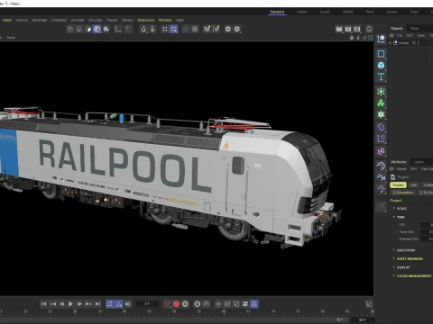 Railpool Siemens Vectron Modello 3D