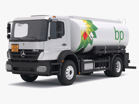 메르세데스-벤츠 Axor BP 트럭 탱커 3D 모델