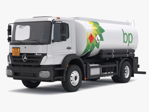 Autocisterna Mercedes-Benz Axor BP Modello 3D