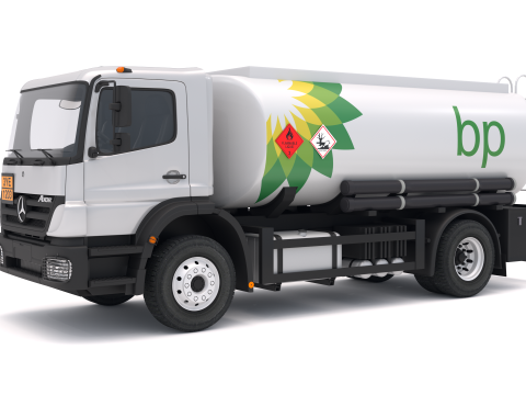 Autocisterna Mercedes-Benz Axor BP Modello 3D