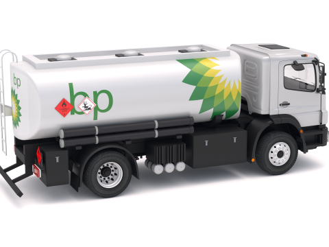 Autocisterna Mercedes-Benz Axor BP Modello 3D