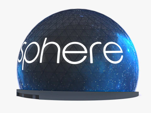 拉斯维加斯球体竞技场 3D 模型