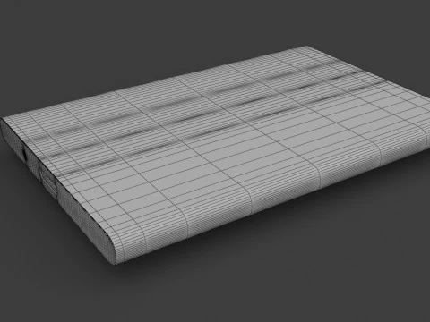 Przenośny dysk SSD Samsung T7 Titan w kolorze szarym Model 3D