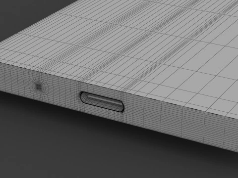 Przenośny dysk SSD Samsung T7 Titan w kolorze szarym Model 3D