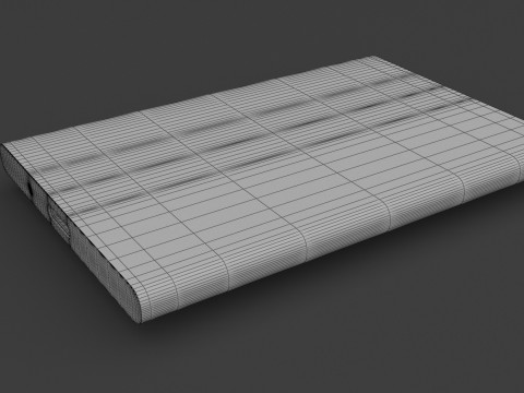 सैमसंग पोर्टेबल एसएसडी टी7 रेड 3D मॉडल