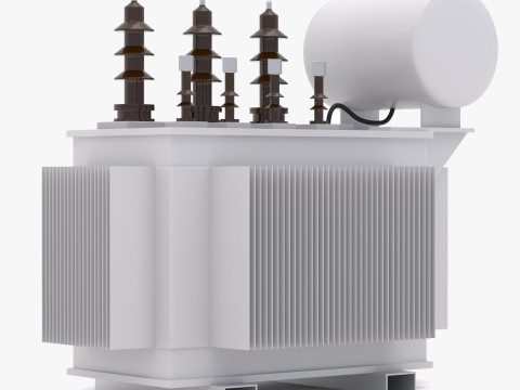 Trasformatore elettrico Modello 3D