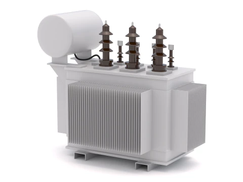 Trasformatore elettrico Modello 3D