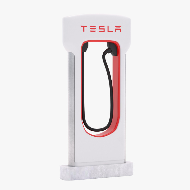 Sobrealimentador Tesla V3 Modelo 3D .c4d .max .obj .3ds .fbx .stl .blend