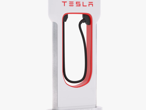 Tesla Supercharger V3 Model 3D