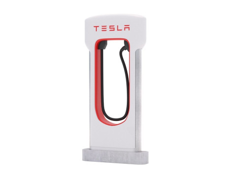 Sobrealimentador Tesla V3 Modelo 3D