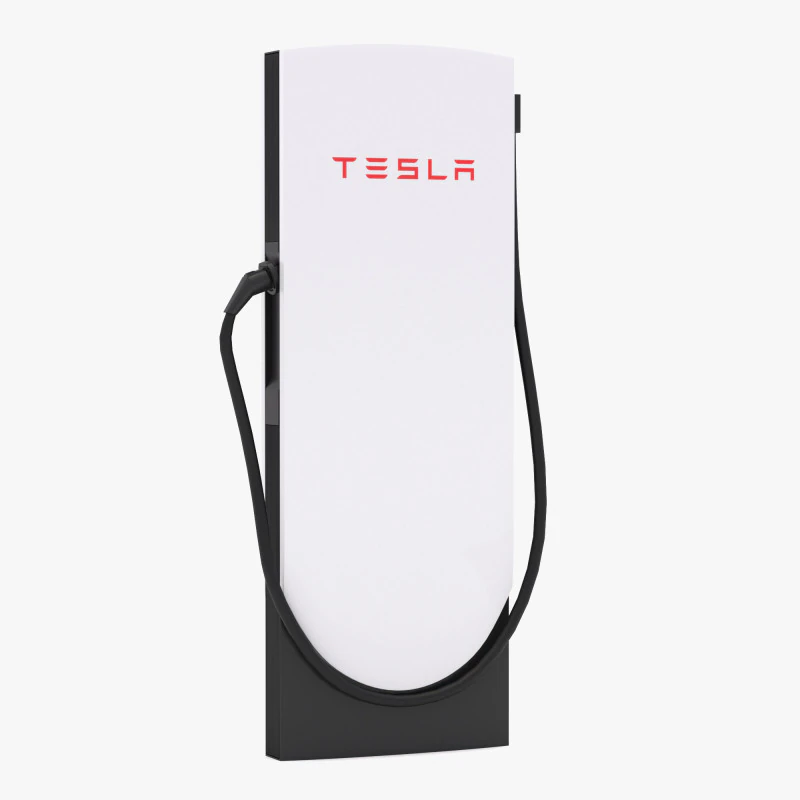 테슬라 슈퍼차저 V4 3D 모델 .c4d .max .obj .3ds .fbx .stl .blend 