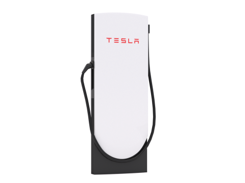 Tesla Supercharger V4 3D Модель