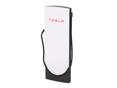 Tesla Supercharger V4 3D Модель