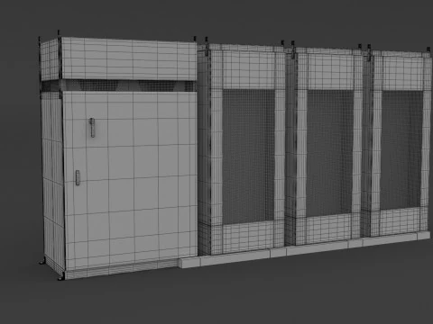 Tesla Storage System and Charger 3D Model