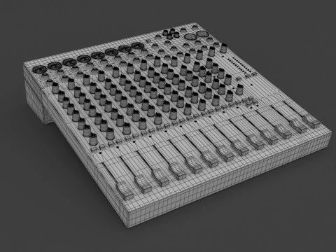 Soundcraft EFX8 Mixing Console 3D Model