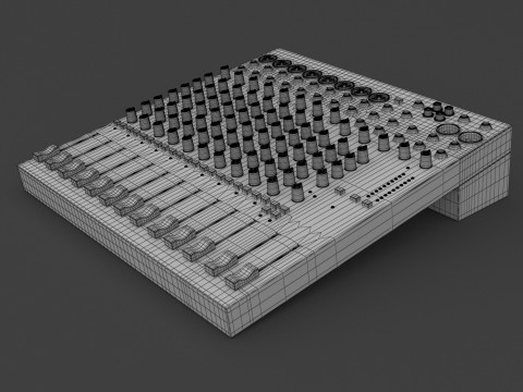 Konsola miksująca Soundcraft EFX8 Model 3D