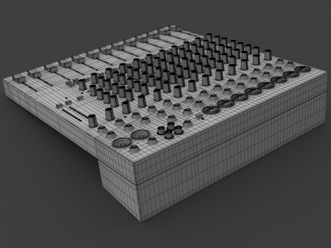 Konsola miksująca Soundcraft EFX8 Model 3D