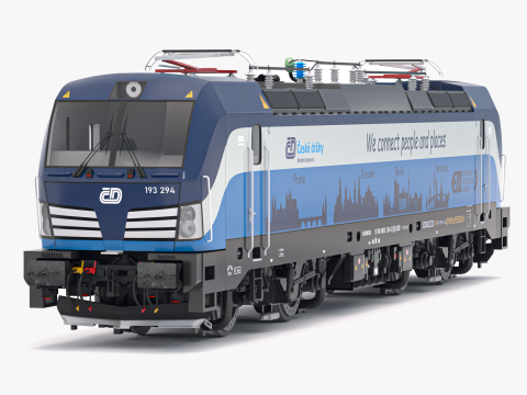 Siemens Vectron Ceske Drahy Modèle 3D
