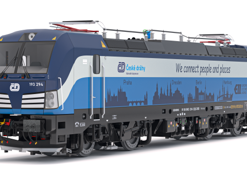Siemens Vectron Ceské Drahy Modelo 3D