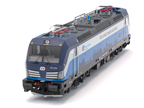 Siemens Vectron Ceské Drahy Modelo 3D