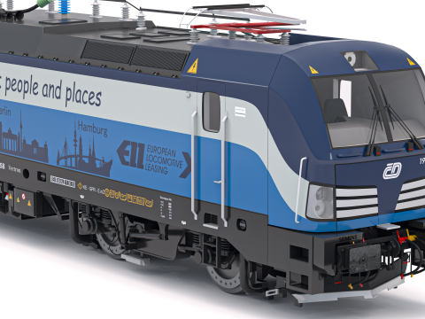 Siemens Vectron Ceské Drahy Modelo 3D