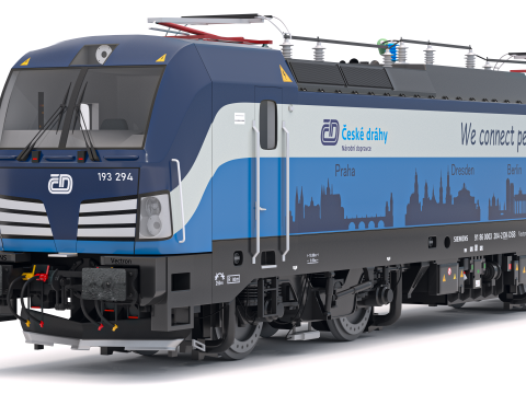 Siemens Vectron Ceské Drahy Modelo 3D