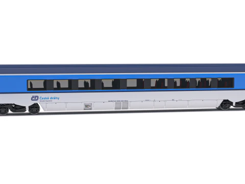 Vagone ferroviario Ampz Ceske Drahy 1 Modello 3D