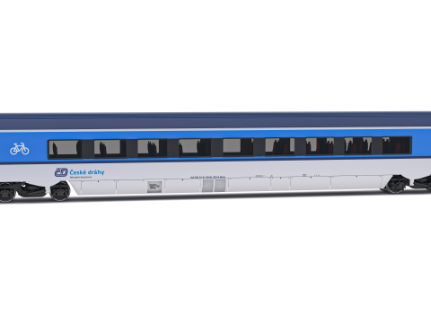 Ampz Rail Wagon Ceske Drahy 2 3D Model