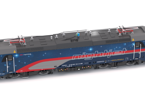 Siemens Vectron Nightjet 3D Model