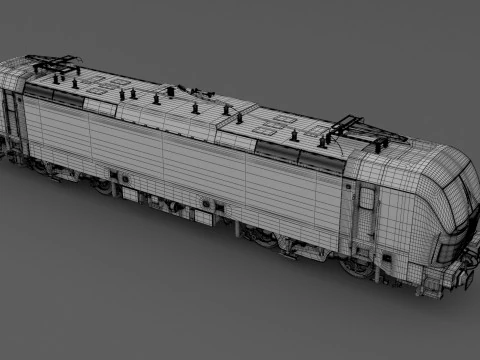 Siemens Vectron Nightjet Modello 3D