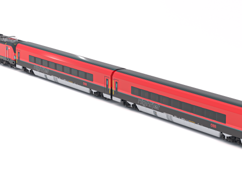 旅客列車 OBB ナイトジェット コレクション 3 3Dモデル