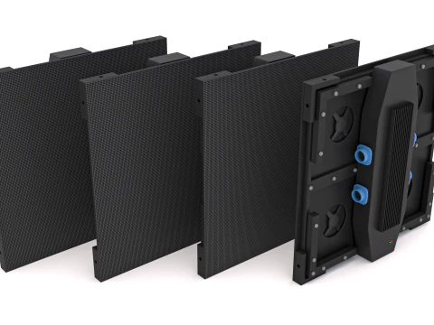 Led Video Wall Display Panel P2 3D Model