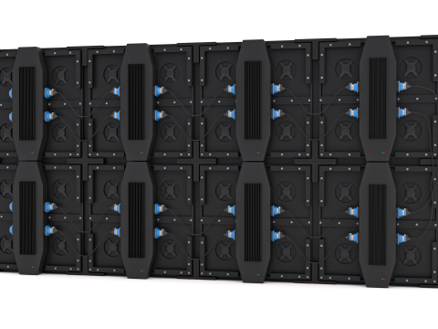 Led-videomuur-displaypaneel P2 3D Model