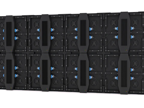 Led Video Wall Display Panel P2 3D Model