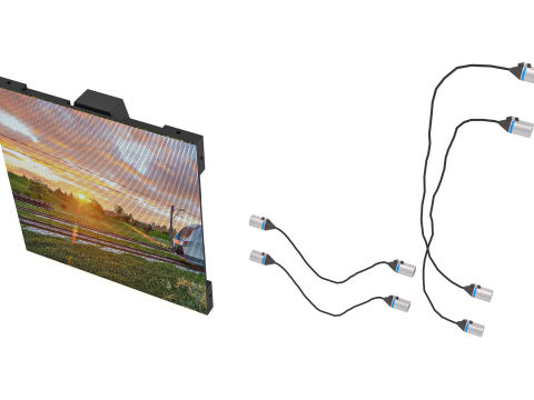 Led-videomuur-displaypaneel P2 3D Model