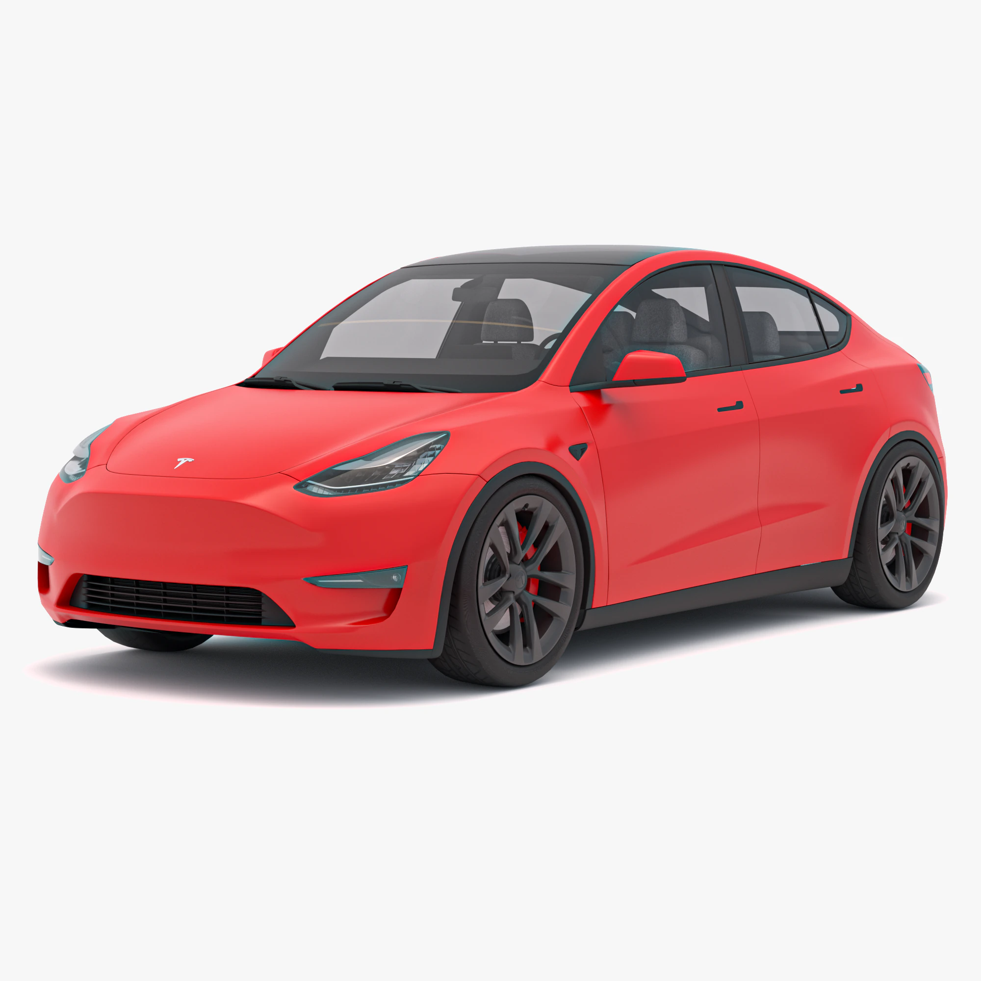Tesla Y 2024 3D Model .c4d .max .obj .3ds .fbx .stl .blend 