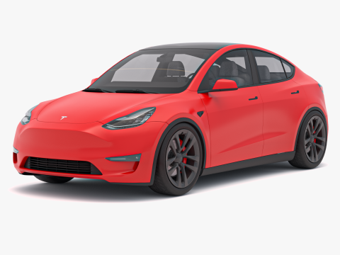 Tesla e 2024 Modelo 3D