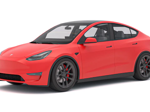 Tesla Y 2024 3D Model