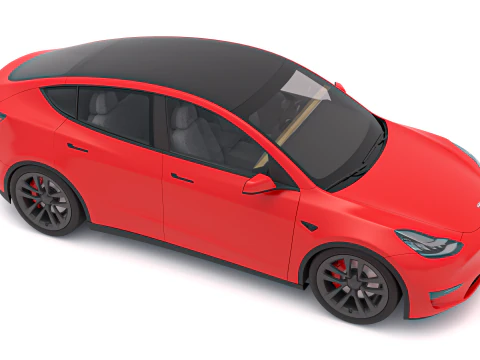 Tesla Y 2024 3D Model