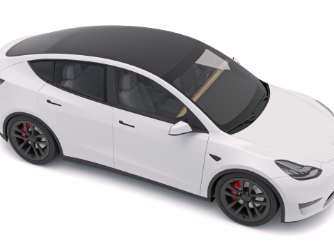 Tesla Y 2023 Model 3D