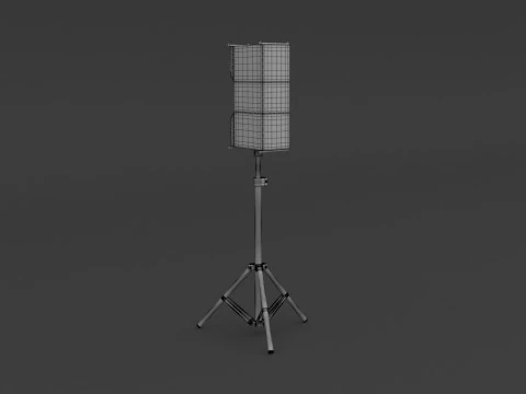 Stage Speaker 3D Model