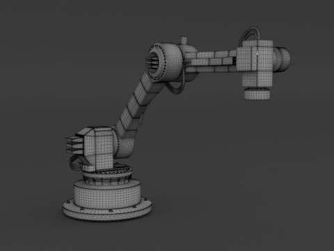 Robot industriale 01 Modello 3D