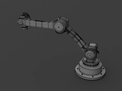 Robot industriale 01 Modello 3D
