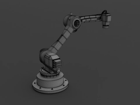 Robot industriale 01 Modello 3D