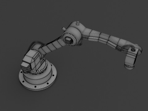 Robot Industri 01 Model 3D